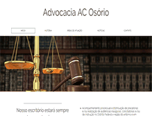 Tablet Screenshot of acosorio.adv.br